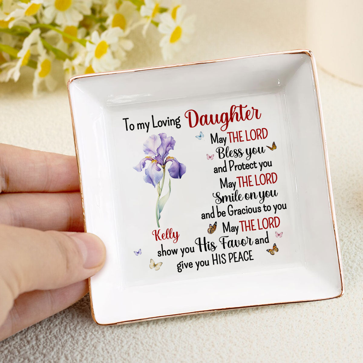 To My Loving | Personalized Jewelry Dish JSJDPH2003TA