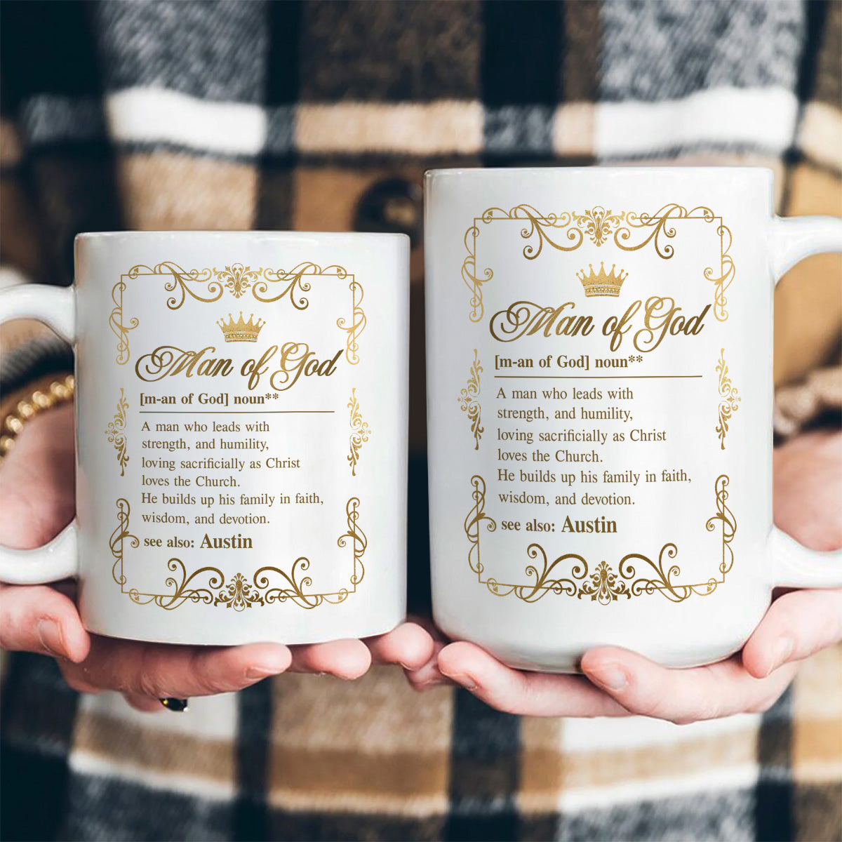 Man Of God | Personalized Ceramic Coffee Mug
