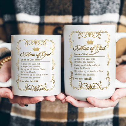 Man Of God | Personalized Ceramic Coffee Mug