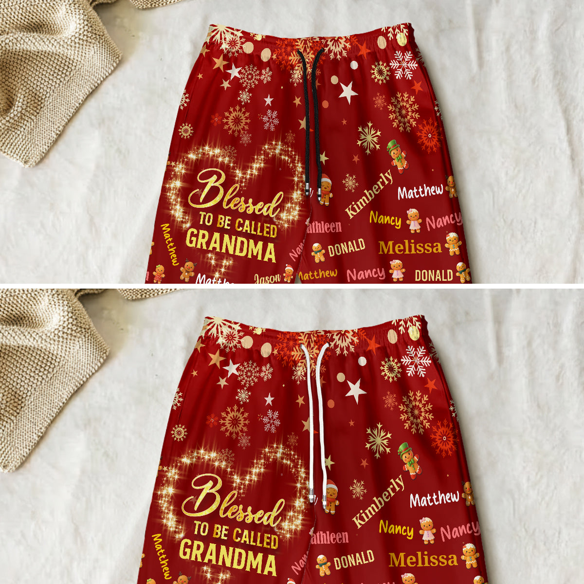 Blessed To Be Called Grandma | Personalized Sweatpants