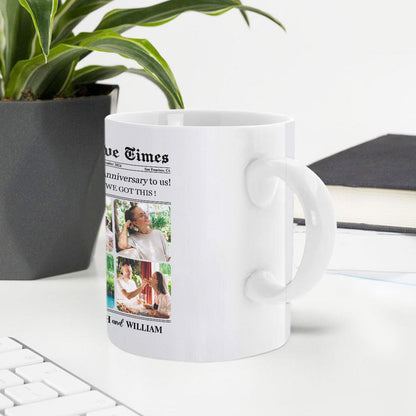 The Love Times | Personalized White Ceramic Mug