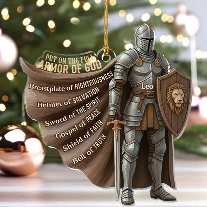 Armor Of God | Personalized 1-Layer Acrylic Ornament