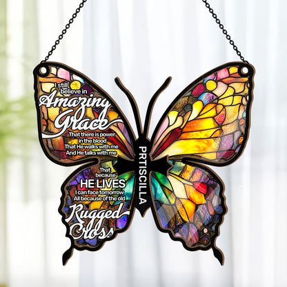 Amazing Grace | Personalized Window Hanging Suncatcher JSWHSCPH1488L