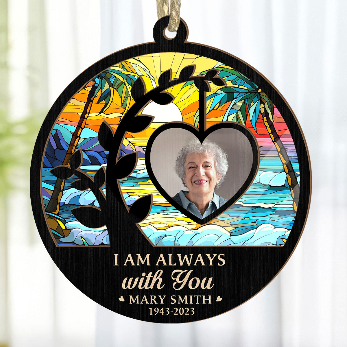 Always With You | Personalized Suncatcher Ornament JSSUNOHLPA2782TA