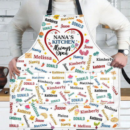 Nana's Kitchen | Personalized Apron With Pocket