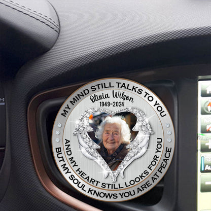 But My Soul Knows You Are At Peace | Personalized Car Visor Clip