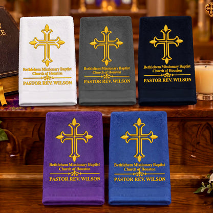 A Servant Called By God | Personalized Combo Embroidered Finger Towel