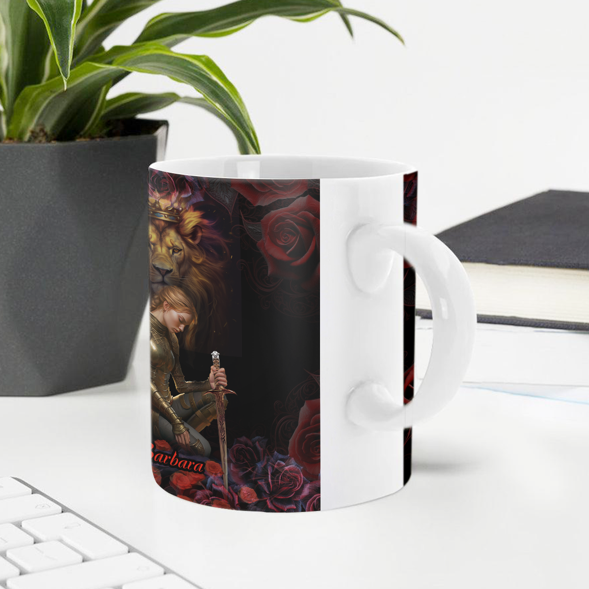 A Woman Of Faith | Personalized White Ceramic Mug JSCCMPM2745TA