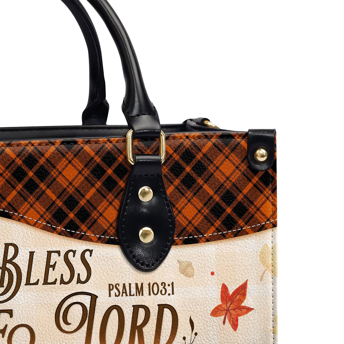 Bless The Lord Oh My Soul | Personalized Leather Handbag JSLHBPPA1371TA