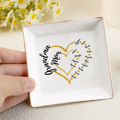 Grandma Mom | Personalized Jewelry Dish JSJDPH1921L