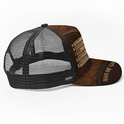 God Says I Am | Personalized Mesh Back Casual Cap