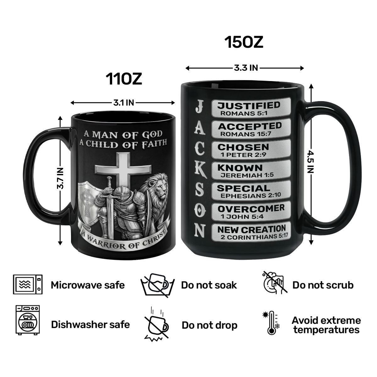 A Man Of God | Personalized Ceramic Coffee Mug