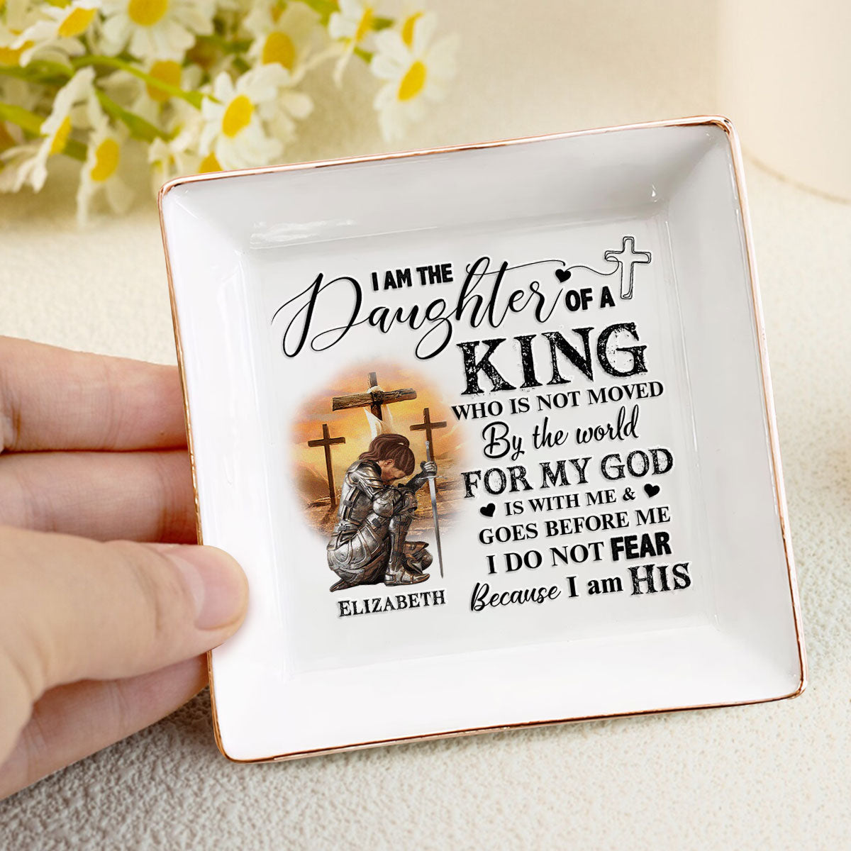 Daughter Of A King | Personalized Jewelry Dish