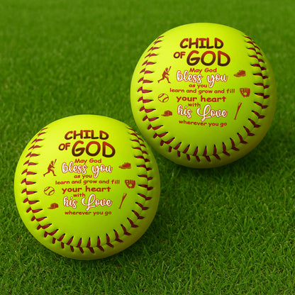 Child Of God | Personalized Softball