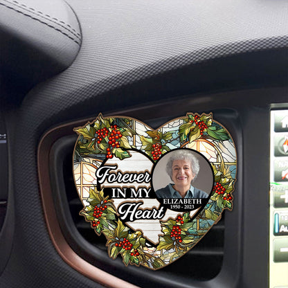 Forever In My Heart | Personalized Car Visor Clip