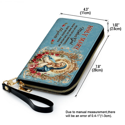 Holy Mary, Mother God | Personalized Clutch Purse