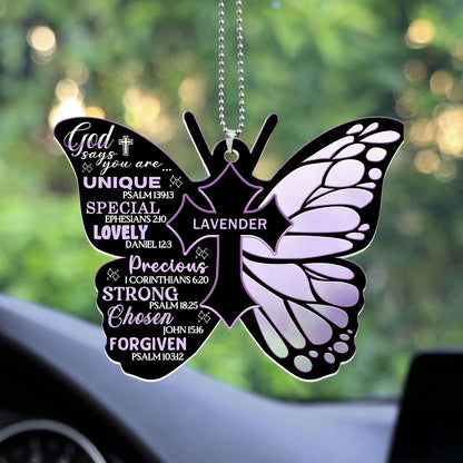 God Says You Are | 1-Side Car Acrylic Hanging Ornament JSUPCHOHLPA1573TA