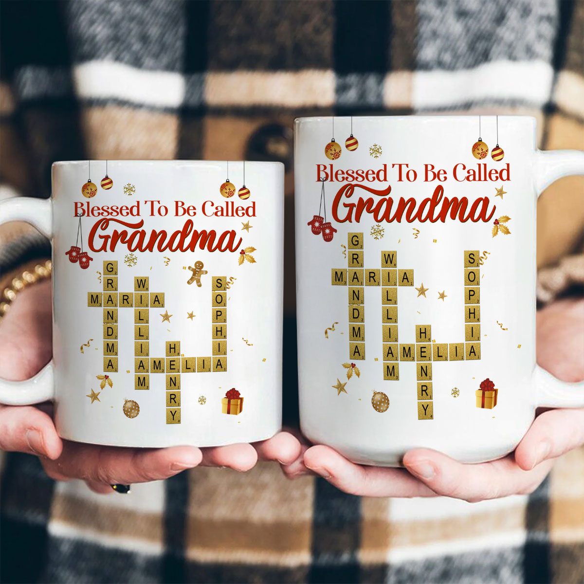 Blessed To Be Called Grandma | Personalized Ceramic Coffee Mug
