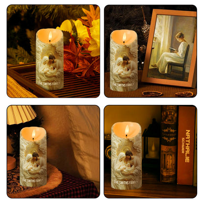 As For Me And My House We Will Serve The Lord | Personalized Flameless LED Candle