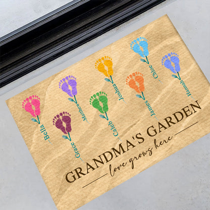 Grandma's Garden | Personalized Doormat JSDMHLHA1726D