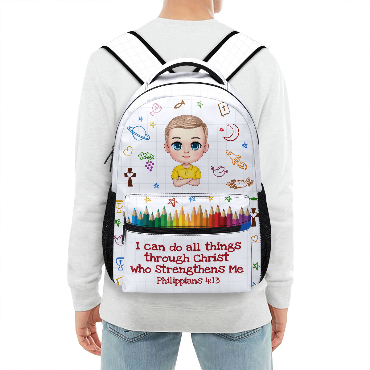 Bible Verse For Kids | Personalized Backpack JSBPPH1198L