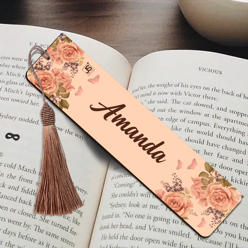 When She Speaks, Her Words Are Wise - Personalized Wooden Bookmarks NUH482