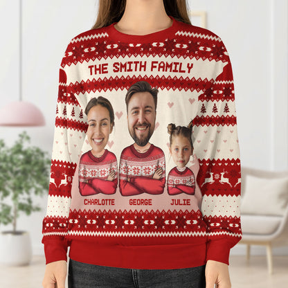 Family | Personalized Wool Sweater JSWSWPH1999L