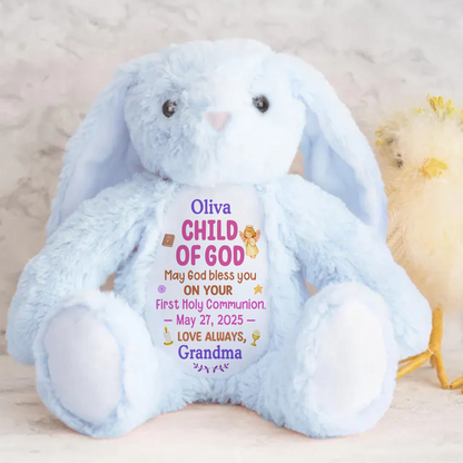 Chid Of God | Personalized Stuffed Bunny