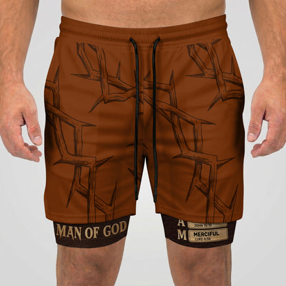 Man Of God | Personalized Performance Shorts