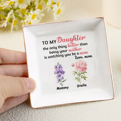 To My Daughter | Personalized Jewelry Dish JSJDPN2804D