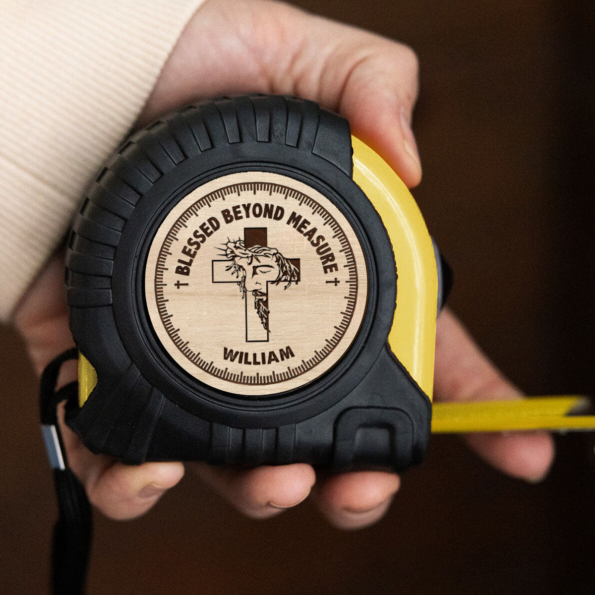 Blessed Beyond Measure | Personalized Tape Measure