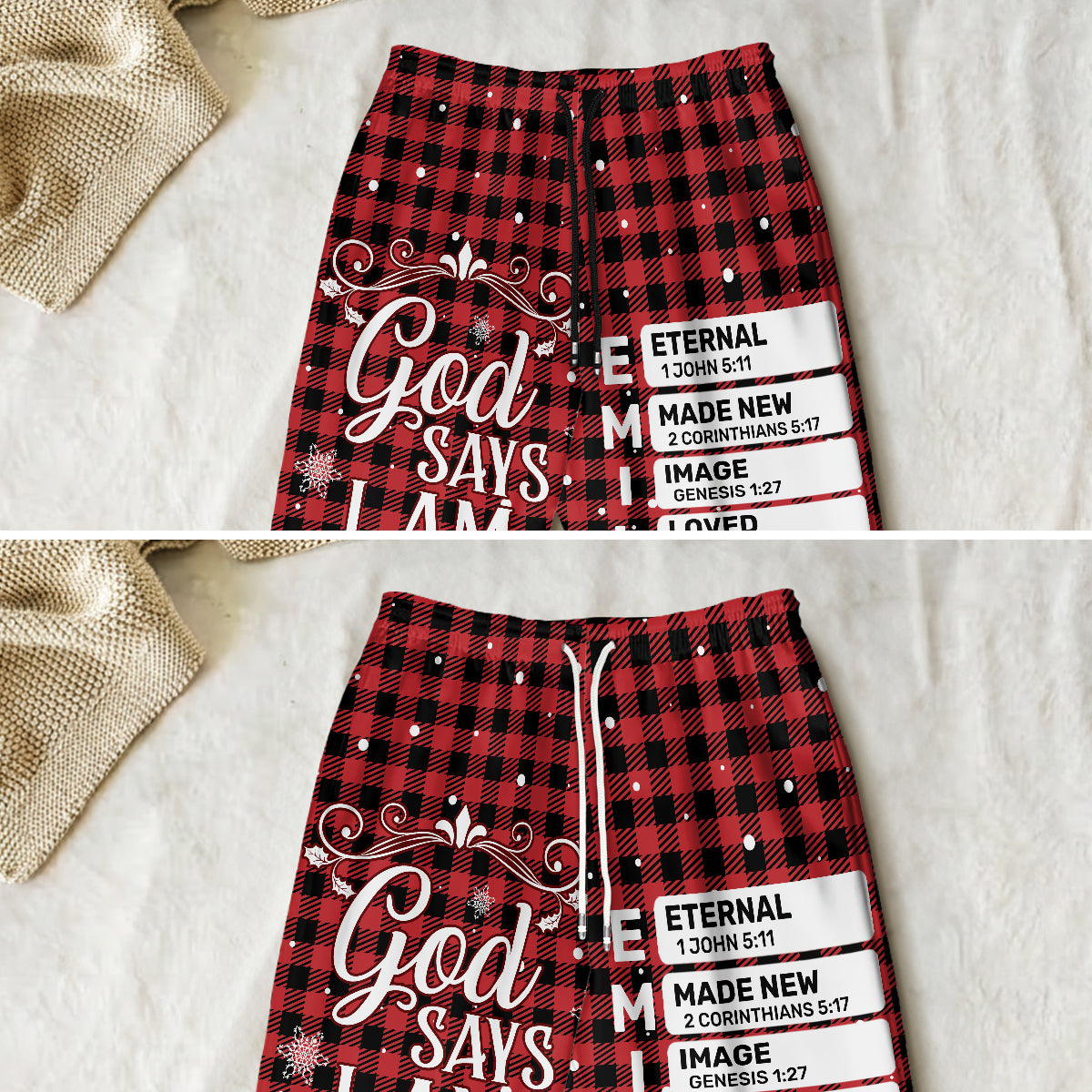 God Says I Am | Personalized Sweatpants