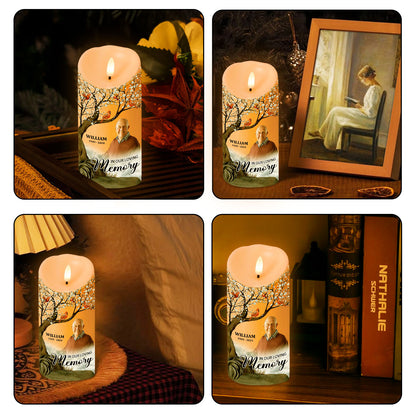 A Limb Has Fallen From Our Family Tree | Personalized Flameless LED Candle