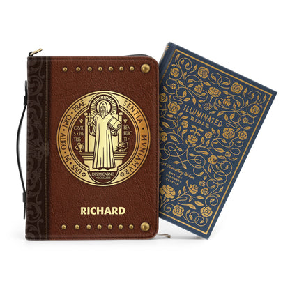 Saint Benedict | Personalized Bible Cover JSBCPPA1157L