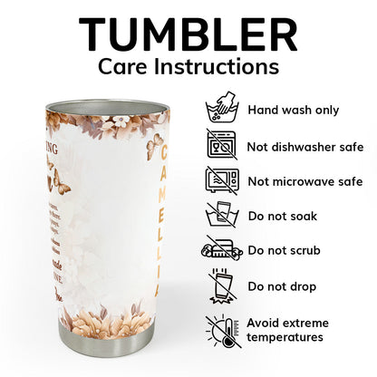 To My Loving Mom | Personalized Stainless Steel Tumbler