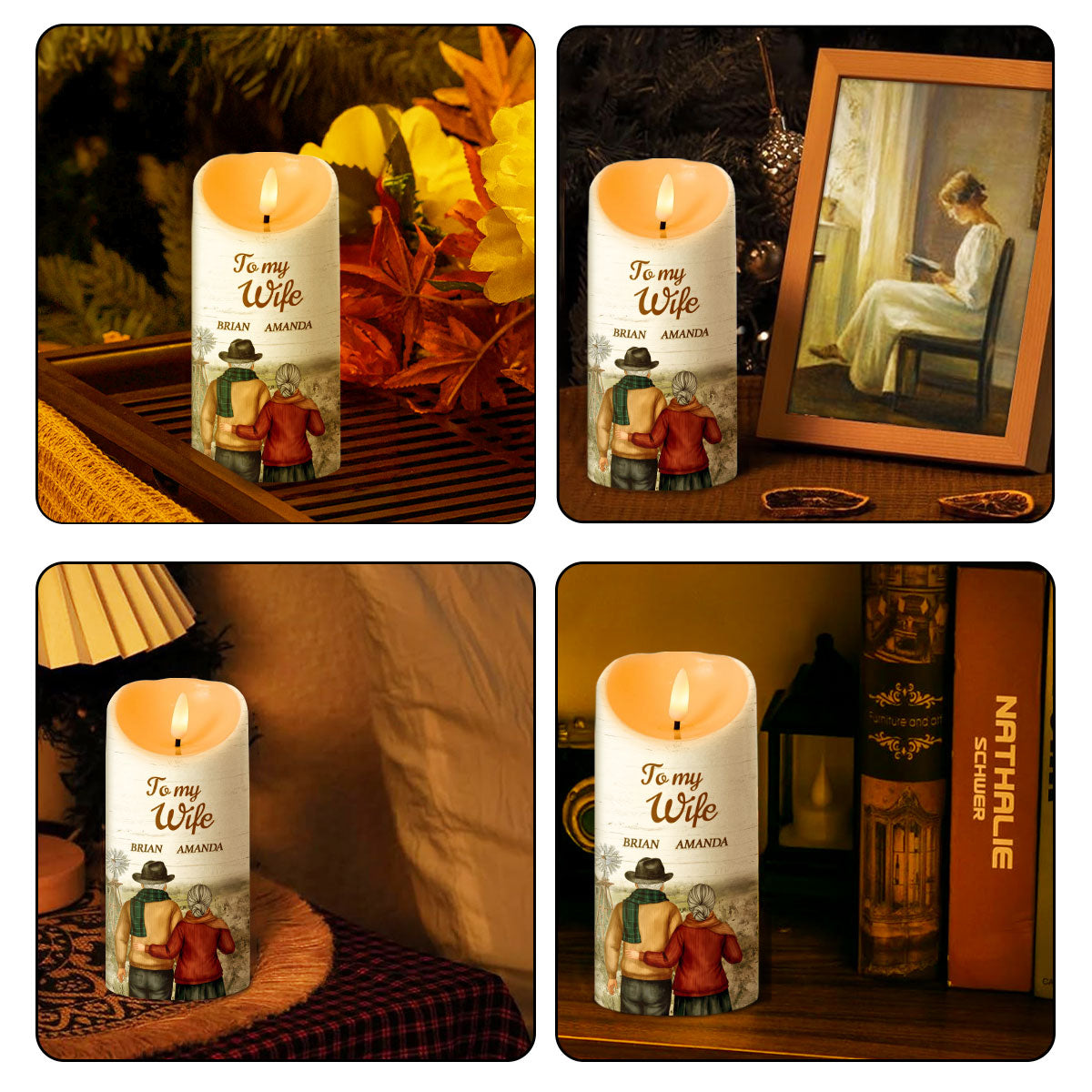 Once Upon A Time | Personalized Flameless LED Candle