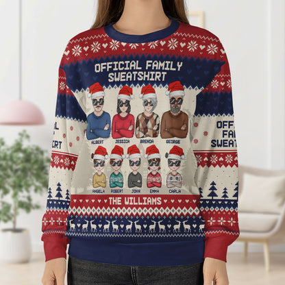 Official Family | Personalized Wool Sweater JSWSWPH2109D