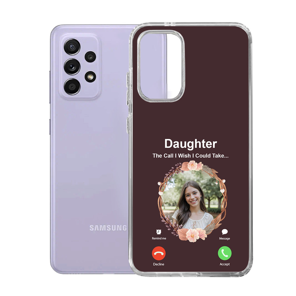 The Call I Wish I Could Take | Personalized Clear Silicone Phone Case