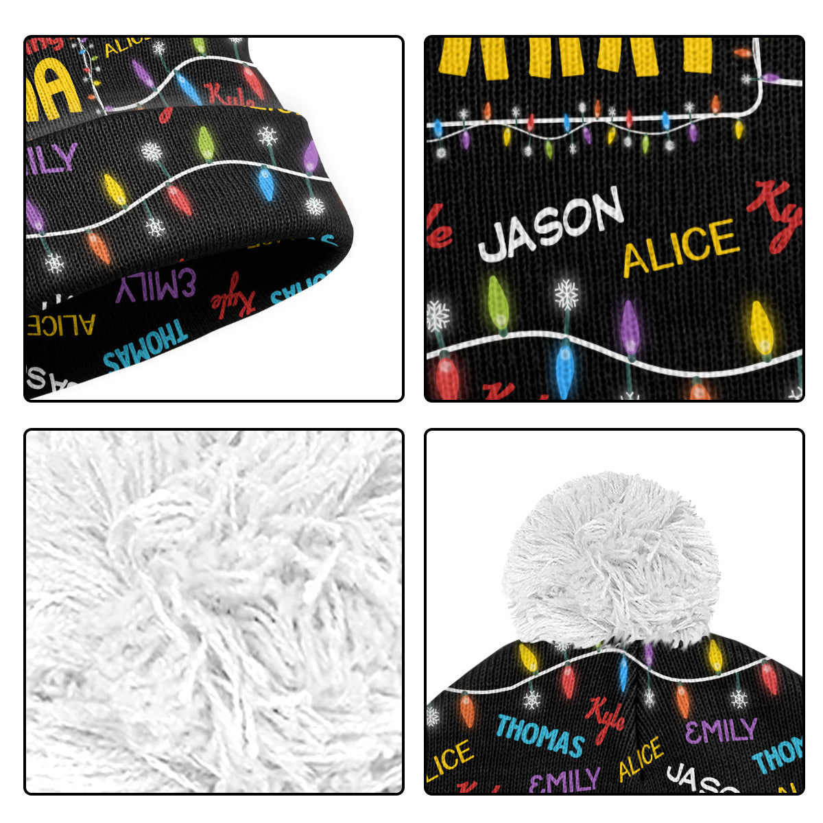 Reasons I Love Being | Personalized Bobble Beanie Hat