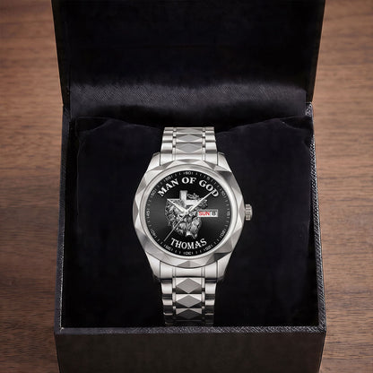 Man Of God | Personalized Men's Wrist Watch