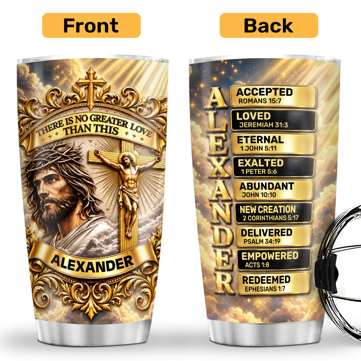 There Is No Greater Gift Than This | Personalized Stainless Steel Tumbler