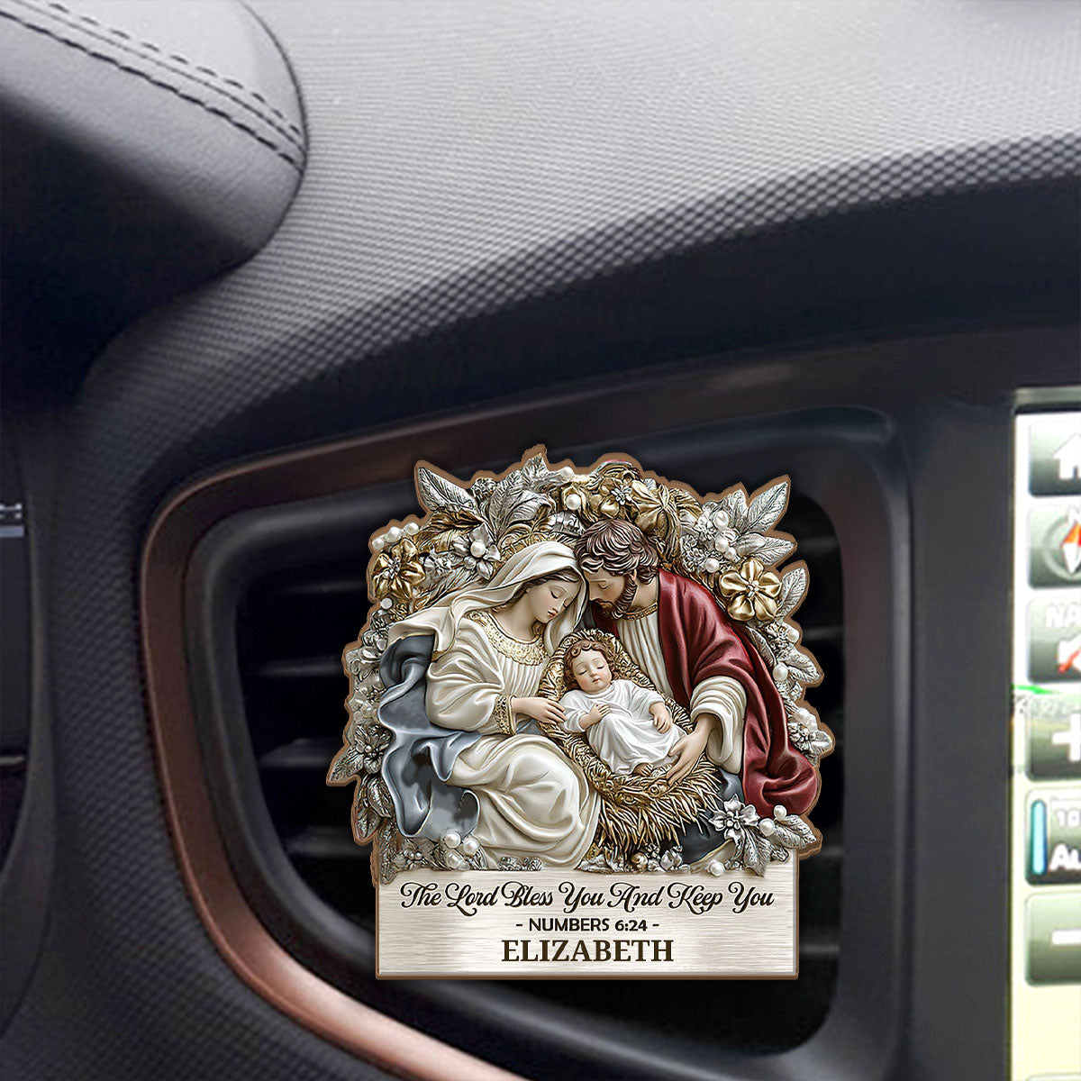 The Lord Bless You And Keep You | Personalized Car Visor Clip