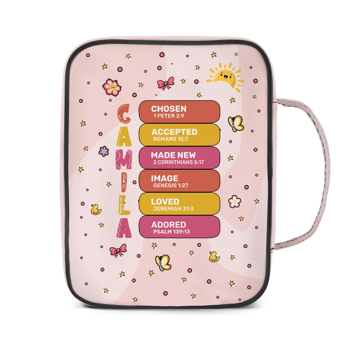 I Am Fearfully And Wonderfully Made | Personalized Kid's Bible Bag