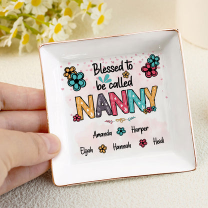 Blessed To Be Called Grandma | Personalized Jewelry Dish JSJDPH1832M