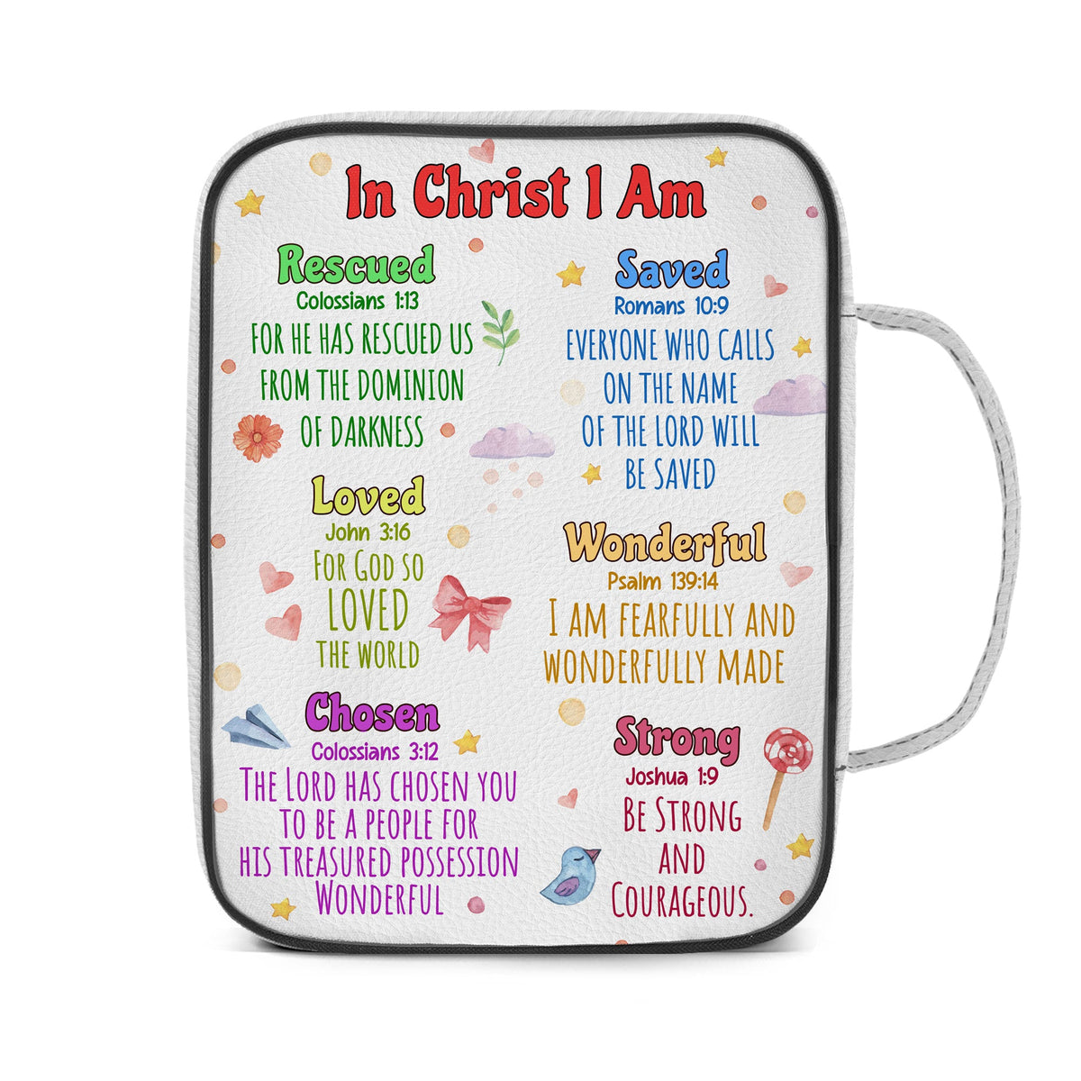 In Christ I Am | Personalized Kid's Bible Bag