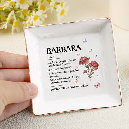Best Friend Definition | Personalized Jewelry Dish