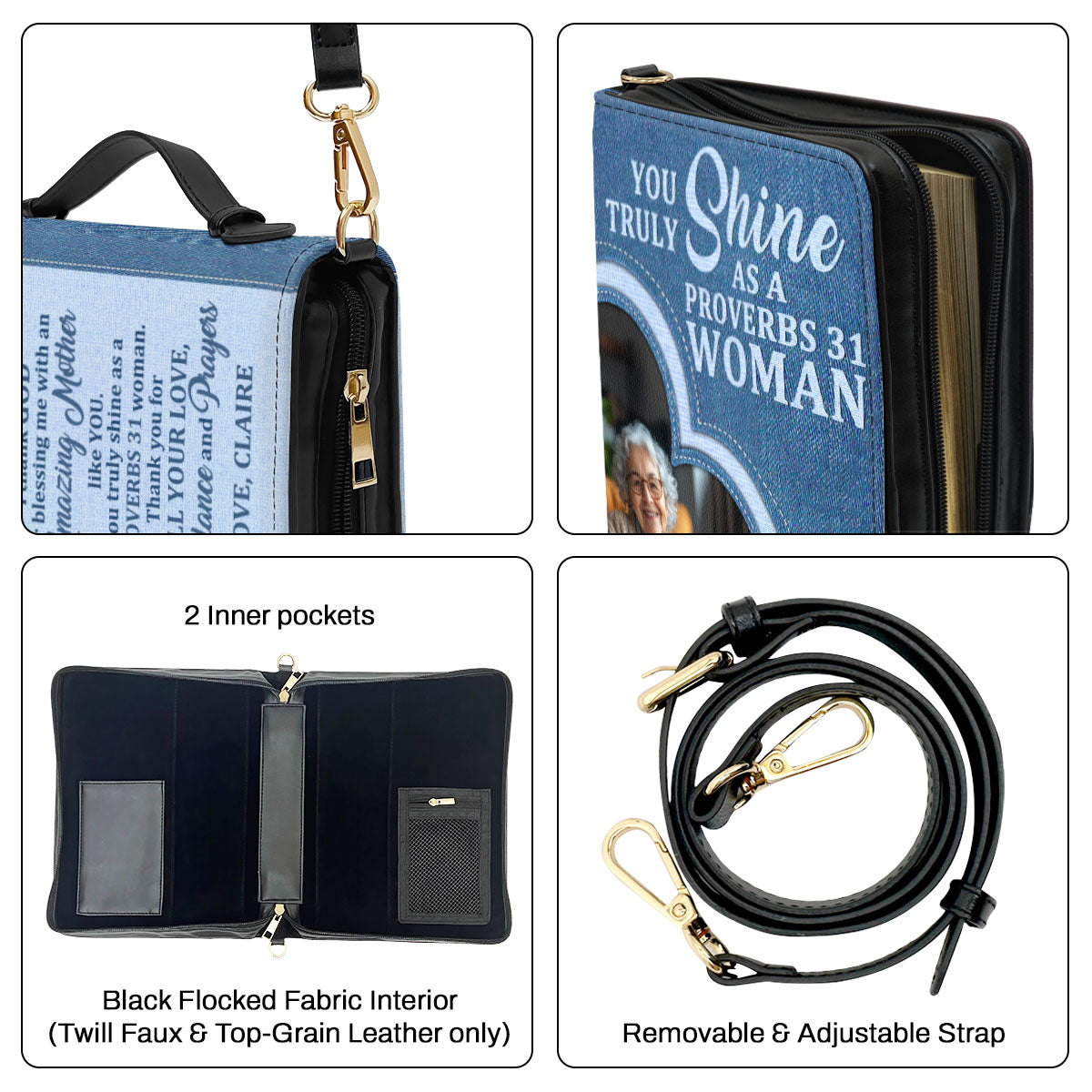 To My Amazing Mom | Personalized Bible Cover