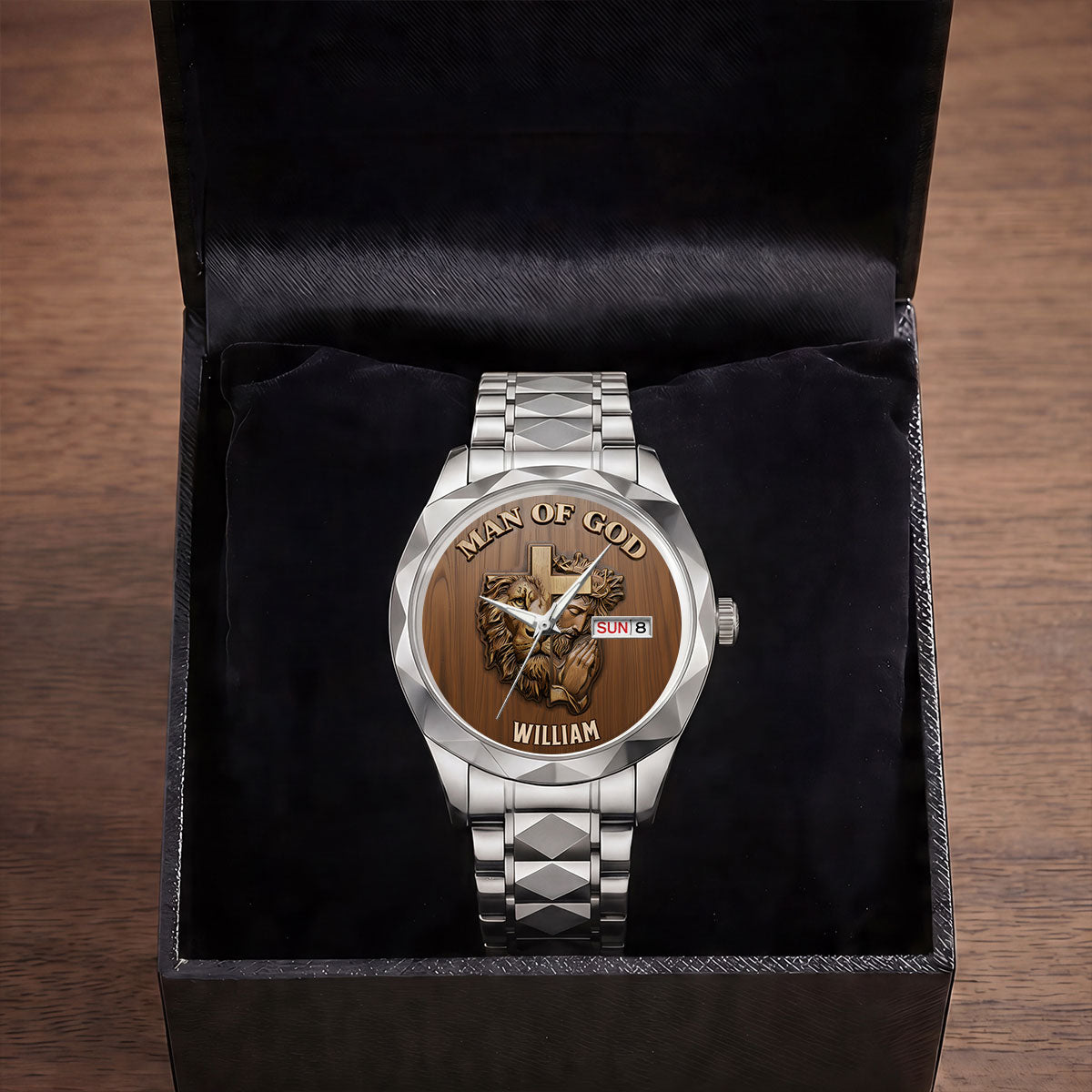 Man Of God | Personalized Men's Wrist Watch