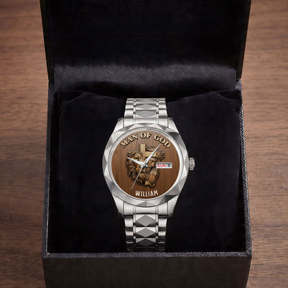 Man Of God | Personalized Men's Wrist Watch