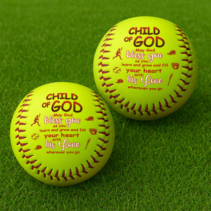 Child Of God | Personalized Softball